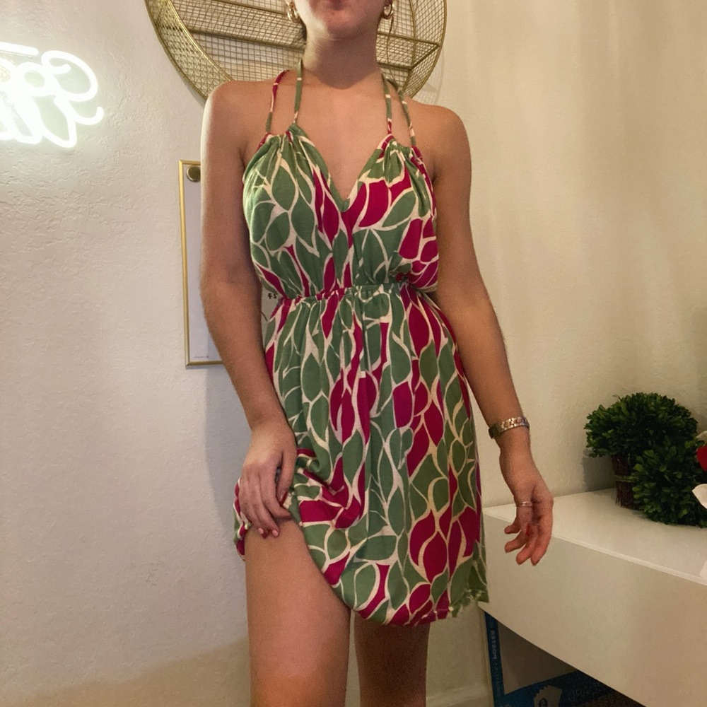Cutest 2000s MIDI-Pattern Dress